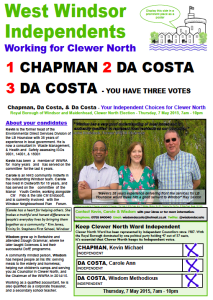 Clewer North Leaflet May 2015 Front